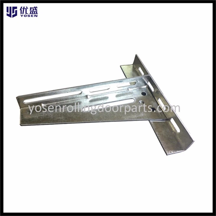 Steel Adjustable Wall Mounted Shutter Door Shaft Bracket